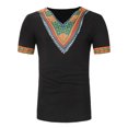 thumbnail image 3 of Chemises à Manches Courtes pour Hommes Mode Décontractée Manches Courtes Imprimé Col en V Pull T-Shirt Blouse Chemises Hommes Manches Courtes Chemises Hommes Manches Courtes Décontractées Chemises Hommes Manches Courtes Décontractées, 3 of 4