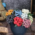 thumbnail image 4 of 6 PCS Plastic Artificial Flower Fake Berry Blueberry Fruit Spray Suitable for Family Wedding Office Party Decoration, 4 of 8