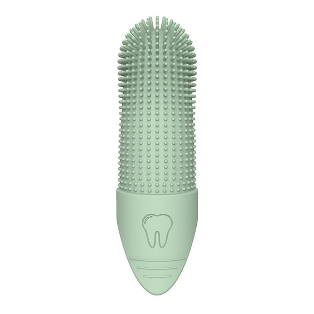 Dog Toothbrush Dog Tooth Brush 360° Cleaning Finger Toothbrush For Dogs Cats Food Grade Silicone Dog Finger Toothbrush