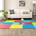 thumbnail image 2 of Costway 48 Tiles 1/2" Puzzle Floor Exercise Mat Interlocking Anti-slip EVA Foam Gym, 2 of 9