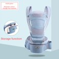 thumbnail image 3 of Multifunctional Newborn Baby Carrier Sling Wrap Versatile Backpack Front Back, 3 of 9