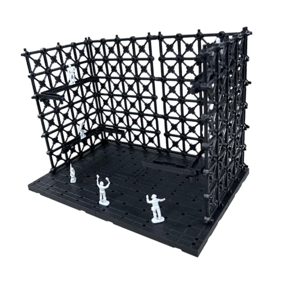 lionlar Interlocking Display Base Character Doll Display Box Transforming Robot Rack 21.5cmx14.3cmx16cm