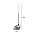 thumbnail image 3 of Yhmxh Kitchen Gadgets Kitchen Essentials Soup Ladle,[Rustproof,Heat Resistance,Integral Forming] 304 Stainless Steel Soup Spoon With Vacuum Ergonomic Round Handle,Cooking Spoon For Kitchen, soup ladle, 3 of 8