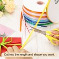 thumbnail image 4 of Unique Bargains 0.28' x 100 Yards Double Face Decorate Crafts Roll Satin Ribbon Light Gray, 4 of 5