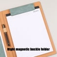 thumbnail image 4 of Yhmxh Office Supplies Office Desk Accessories Office Organizer Desk Organizers Multi-function Business Folder Leather Manager Splint Magnet Contract Folder Business Contract Book, 4 of 6