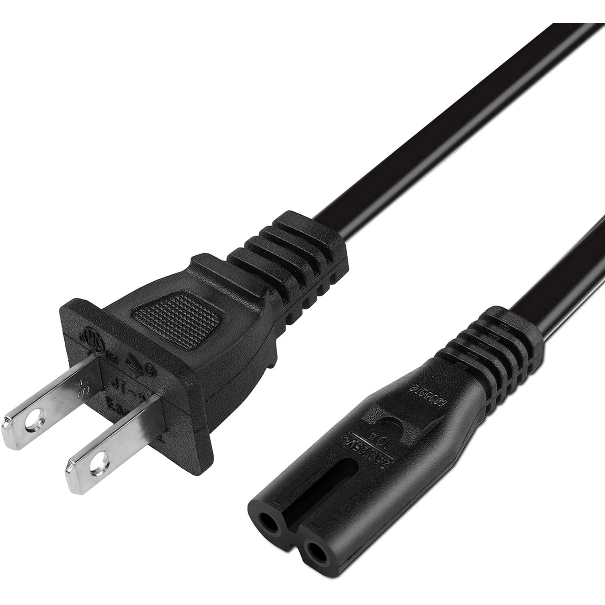 MS TECH - Figure 8 Power Cord (2 Prong) Wire Core - Non Polarized