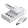 thumbnail image 1 of 4/6/ 8 Slots Battery Charger Adapter Usb Plug Charging for Aa/Aaa Rechargeable Battery Charger Adapter Usb Plug Power Accessorie 4 Slots, 1 of 6
