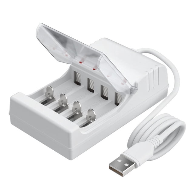 4/6/ 8 Slots Battery Charger Adapter Usb Plug Charging for Aa/Aaa Rechargeable Battery Charger Adapter Usb Plug Power Accessorie 4 Slots