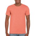 thumbnail image 1 of Gildan Mens Softstyle T-Shirt, S, Heather Orange, 1 of 2