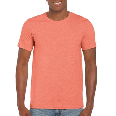 Gildan T-Shirt Softstyle pour Hommes, P, Orange Chiné