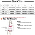 thumbnail image 3 of XZNGL Bikini Mode Aguichant pour Femmes une-Pièce Uni Imprimé Maillot de Bain Tenue de Plage Ensemble, 3 of 9
