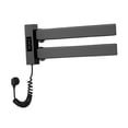thumbnail image 3 of veasfak Electric Heated Towel Rack Wall Mounted Warming Rack for Shower Bathroom SPA gray, 3 of 9