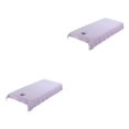 thumbnail image 3 of Thinsony Housse de Table de Massage en Coton Réutilisable et Lavable Coussinet Lit Violet 80cm 2Ensemble, 3 of 6