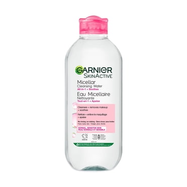 Garnier Micellar Water, Facial Cleanser & Makeup Remover, Suitable for Sensitive Skin, 400ml