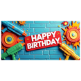 thumbnail image 1 of Colorful Arcade Themed Happy Birthday Banner Backdrop Party Decorations for Birthday Party Gaming Themed Events Photography Props Photo Booth Setups, 1 of 4