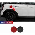 thumbnail image 3 of Fibre de Carbone Sèche Véritable Compatible pour Cooper MINI F55 F56 F57 Réservoir d'Essence de Voiture Couvercle de Bouchon de Réservoir de Carburant Accessoires Jupe Latérale Modifier automobile (Carbone Rouge), 3 of 6