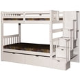 thumbnail image 1 of Stairway Twin over Twin Bunk Bed with Drawers, 1 of 2