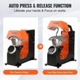thumbnail image 3 of VEVOR Hat Heat Press, 3-in-1 Auto Cap Heat Press Machine, 6.4x3.5in Clamshell Sublimation Transfer, Automatic Release&Press Knob-style Digital Control Panel with 3pcs Replaceable Heating Pads, 3 of 9