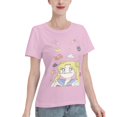 thumbnail image 2 of Women's Basic Short Sleeve T-Shirt Sailor Moon Moon Hare, 2 of 6