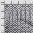 thumbnail image 1 of oneOone Georgette Viscose Fabric Floral Block Print Fabric By The Yard 42 Inch Wide, 1 of 4