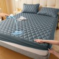 thumbnail image 1 of Waterproof Quilted Mattress Cover & Pillowcases Set,Waterproof Mattress Protector,Washable for Home, Bedroom, Hote, 1 of 8