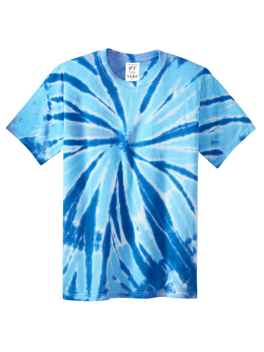 Gravity Threads Youth Tie-Dye Short-Sleeve T-Shirt - Royal - X-Large
