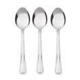 thumbnail image 1 of Mainstays 3-Piece Lace Pattern Dinner Spoons Silver, Adult Spoons, 1 of 9