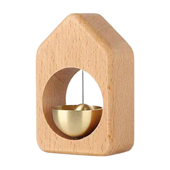 Wooden Door Chime with Nice Sound and Easy Installation for Home and Business with Magnet or Double Sided Tape