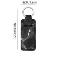 thumbnail image 2 of Lipstick Pouch Neoprene Keychain Organizer - Compact Makeup Holder with Metal Clip, Small Cosmetic Case for Lipstick, USB, Pills, Earbuds, 2 of 2