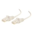 thumbnail image 1 of C2G 10ft Cat6 Ethernet Cable - Slim - Snagless Unshielded (UTP) - White - Patch cable - RJ-45 (M) to RJ-45 (M) - 10 ft - UTP - CAT 6 - molded, snagless - white, 1 of 2