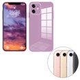 thumbnail image 1 of ziyahi Glass Back Phone Covers with Solid Color Full Rugged Bumper Anti-Slip Design for Iphone 7P/8P/7/8/XS Max/XR/X/XS, 1 of 4