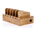 thumbnail image 1 of Prosumer's Choice Support de Station de Charge en Bambou Naturel pour Smartphones et Tablettes, 1 of 6