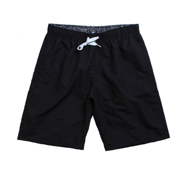 Diufon Men's Athletic Shorts Cotton Linen Drawstring Waisted Outdoor Sport Shorts Spring Summer Shorts with Pockets