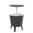 thumbnail image 1 of Keter Bar Frais de 7,5 Gal Style Moderne et Lisse avec Pattes, Table de Refroidissement pour Terrasse Extérieure et Piscine, Gris, 1 of 10