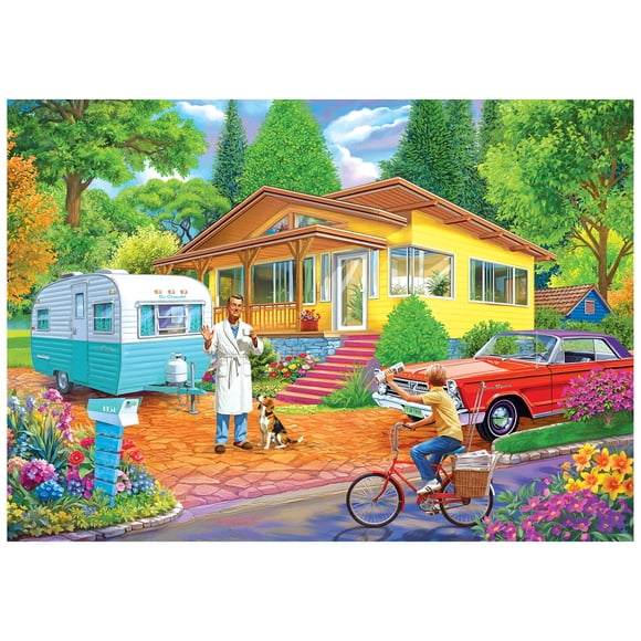 RoseArt - Colorluxe 300-Piece -MORNING PAPER - Adult Interlocking Puzzle