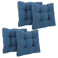 thumbnail image 2 of 19-inch Squared Microsuede Tufted Dining Chair Cushion (Set of Four), 2 of 3