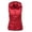 Red, variant on Pisexur Women's Weighted Vest Outdoor Quilted Winter Vest Removable Hooded Puffer Sleeveless Jacket Padded Outerwear Vest for Golfing Hiking