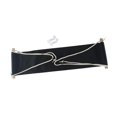 thumbnail image 2 of jifeng Repose-Pieds Hamac Confortable Réglable pour Voyage Bureau au Travail Train Noir, 2 of 9