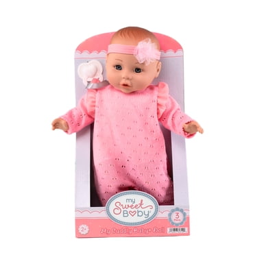 My Sweet Baby 14-inch My Cuddly Baby® Doll, Pink Outfit