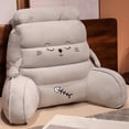 thumbnail image 3 of Seat Back Support Pillow for Bed Reading and Comfort with Arms Lumbar for Sofa Chair Floor and Dorm Room Ergonomic -Purpose Rest Pillow, 3 of 5