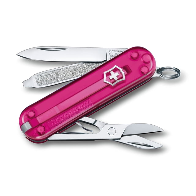 Victorinox Classic SD 7 Function Cupcake Dream Translucent Pink Pocket Knife