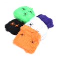 thumbnail image 4 of Halloween Spider Web With Spiders Stretchable Cobweb Horror Party Decoration, 4 of 5