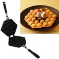 thumbnail image 4 of Egg Waffle Pan, Non-Slip Feet Egg Bubble Pan, Durable Innovative Design For Waffles Snacks Hash Browns Lunch, 4 of 8