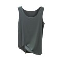 thumbnail image 2 of UPPADA Womens Crewneck Tank Tops Summer Sleeveless Scoop Neck Tees Solid Color Basic Slim Fitted Cami Shirts Womens Tank Tops Camisole Top Built In Bra Adjustable Straps,Prime Sales and Deals Today, 2 of 3