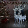 thumbnail image 1 of vidaXL TTG Rennes de Noël en Acrylique 250 LED 2 Pcs 180 cm Blanc Froid, 1 of 5