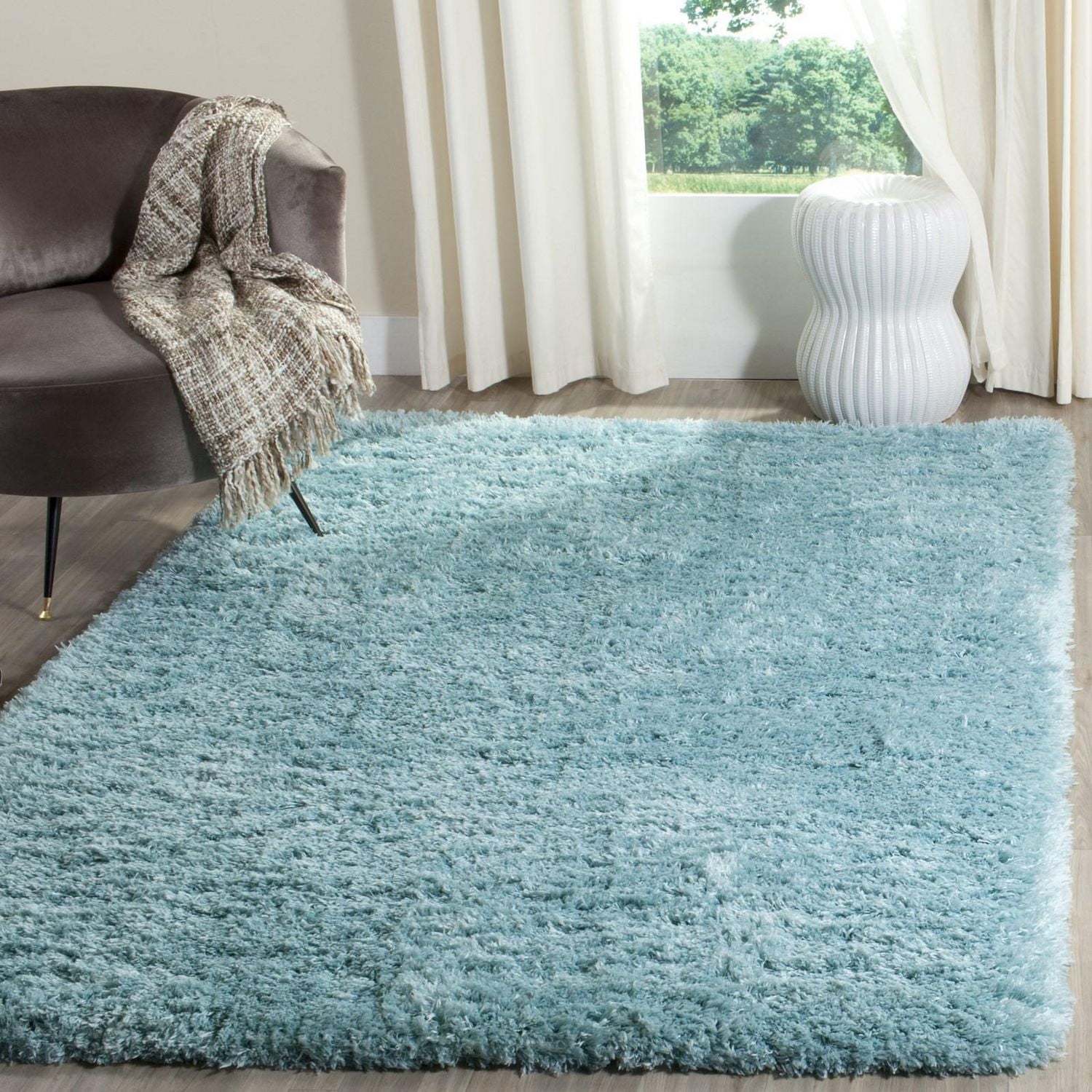 SAFAVIEH Polar Abbot Carlene Tapis Peluche Shag