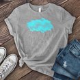 thumbnail image 2 of T-Shirt à Col Rond Imprimé Soleil et Lune pour Femmes Ichuanyi, Manches Courtes, Décontracté, Hauts, 2 of 3
