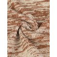 thumbnail image 5 of GRACE & GRANDEUR Plus Size Cardigan for Women Long Sleeve Open Front Knit Pockets Coat Brown 4X, 5 of 5