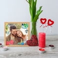 thumbnail image 4 of 7 Inch Wooden Double Sided Glass Photo Frame, DIY Plant Leaf Display Case for A4 Paper Cuttings, Tabletop Craft Picture Frame Decor, 4 of 5