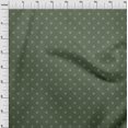 thumbnail image 4 of oneOone Polyester Spandex Olive Green Fabric Asian Floral Block Craft Projects Decor Fabric Printed By The Yard 56 Inch Wide, 4 of 5